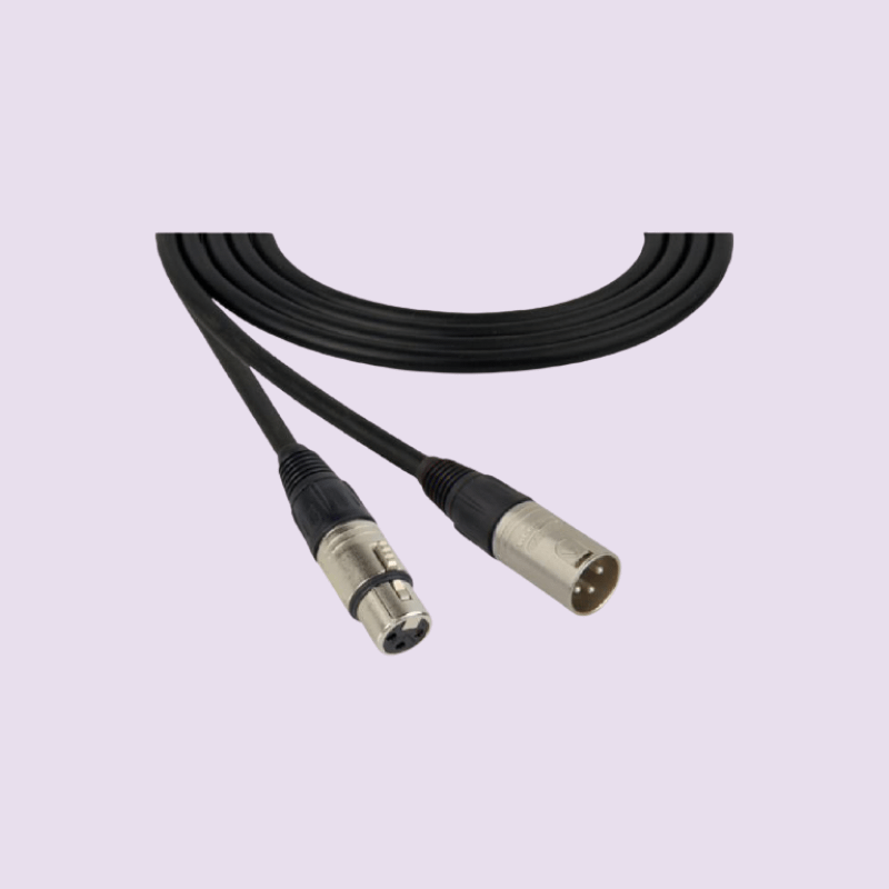 Hybrid XLR Make to Female Cable